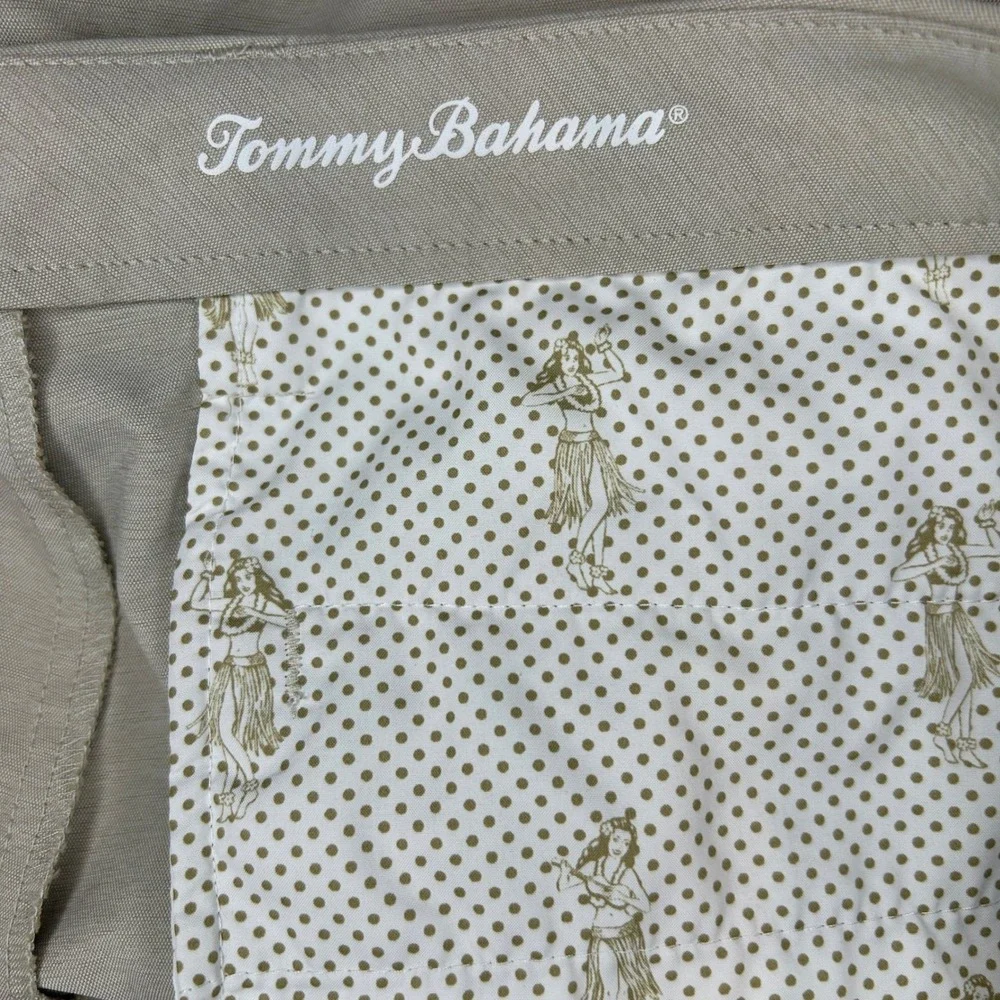 Tommy Bahama Performance Pants Men's 36x30 Khaki‎ Tan Straight Leg Chinos